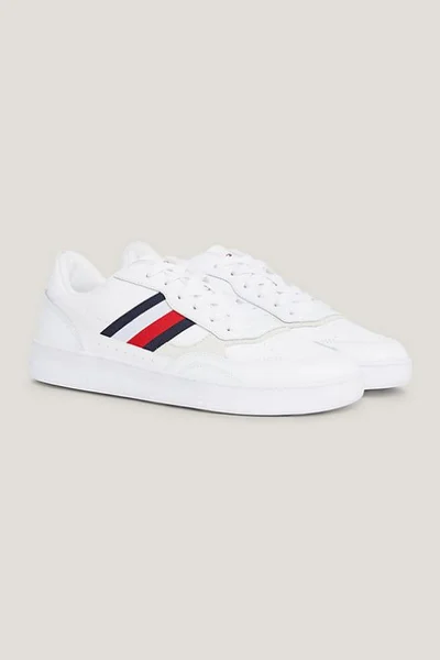 Stylové módní pánské bílé tenisky Tommy Hilfiger