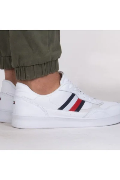 Stylové módní pánské bílé tenisky Tommy Hilfiger