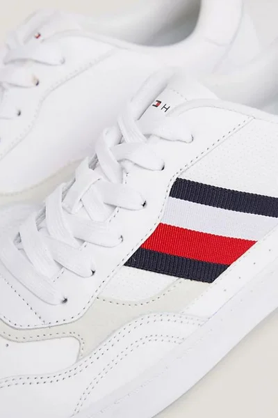 Stylové módní pánské bílé tenisky Tommy Hilfiger