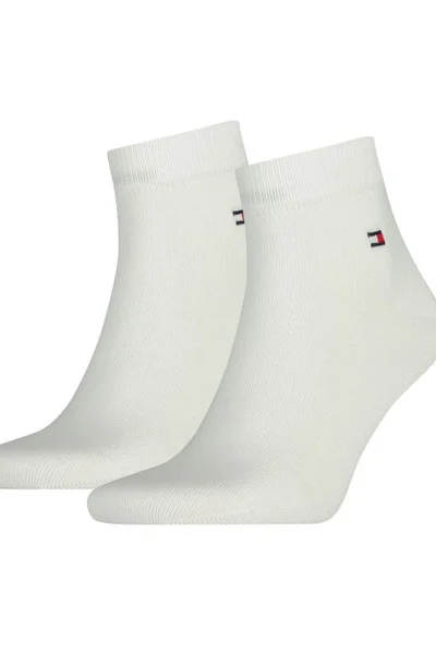 Unisex bavlněné ponožky Tommy Hilfiger bílé