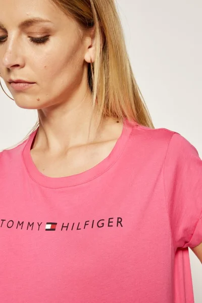 Dámské tričko KP780 TD0 růžová - Tommy Hilfiger