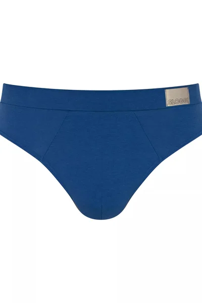 Pánské modré slipy GO Natural Brief - 2 ks - Sloggi