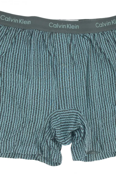 Pánské boxerky V934 šedá-tyrkysová - Calvin Klein (v barvě šedo)