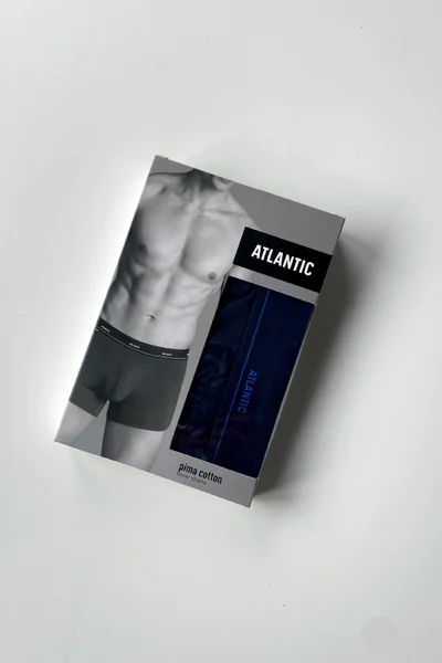 Pánské sportovní boxerky Atlantic Premium Navy