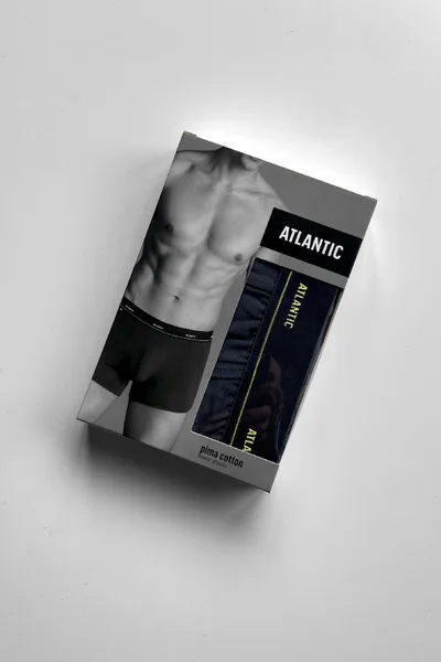 Atlantic pánské sportovní boxerky PREMIUM grafitové