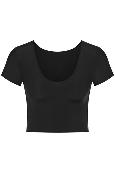 Dámský černý crop top ZERO Feel - Sloggi