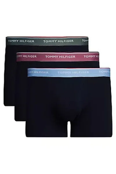 Sada 3ks pánské boxerky s barevnou gumou Tommy Hilfiger