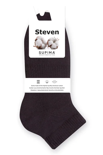 Steven Supima Komfort Unisex Ponožky Frotte