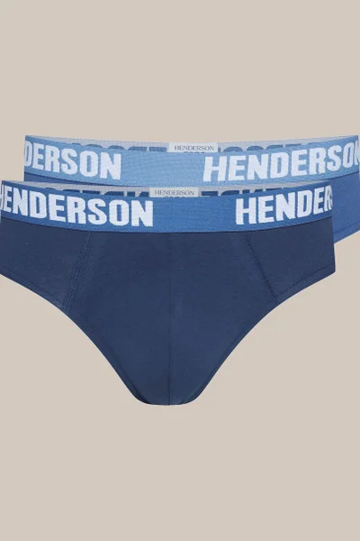 Pánské slipy Henderson Navy Blue - 2ks