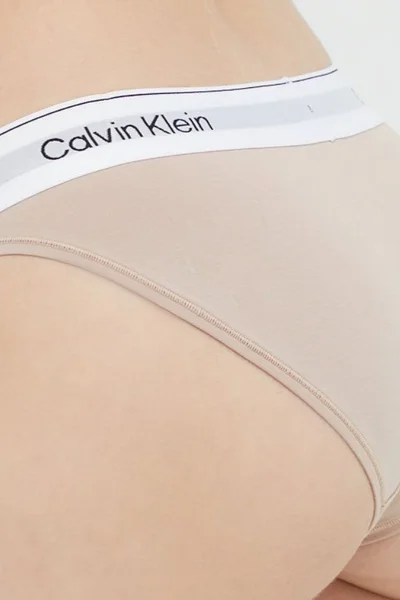 Dámské kalhotky TY923 7NS béžová - Calvin Klein