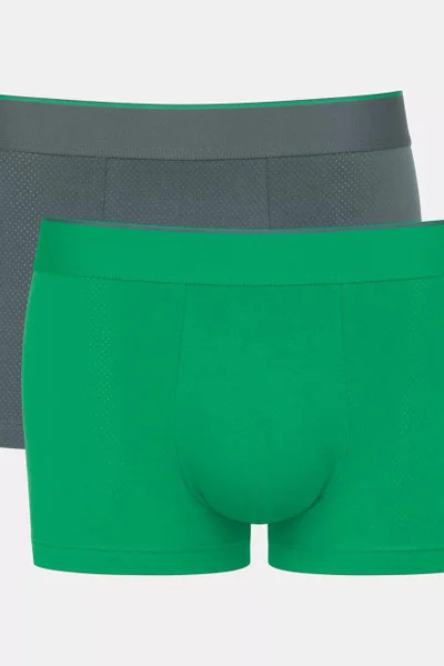 Khaki-zelené pánské bavlněné boxerky 2 ks Triumph