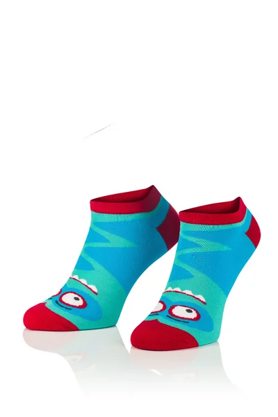 Pánské vzorované ponožky Intenso Q718 Cotton XM840