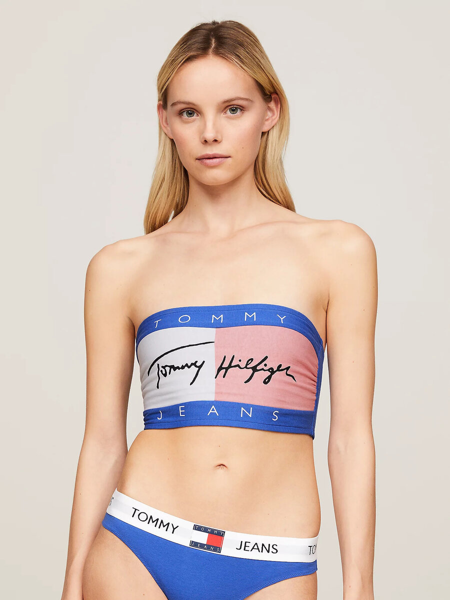 Stylový dámský bandeau top Tommy Hilfiger, XS i10_P68880_2:420_