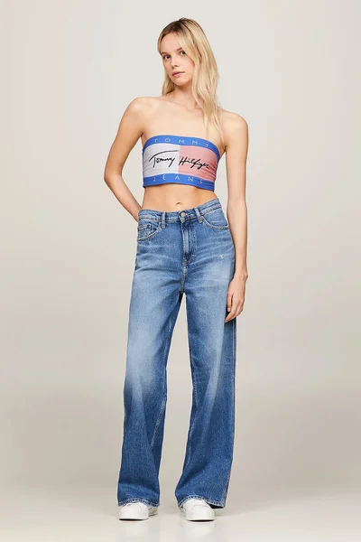 Stylový dámský bandeau top Tommy Hilfiger