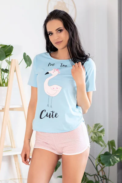 Letní dámské pyžamo s obrázkem Livia Corsetti Fashion 146311