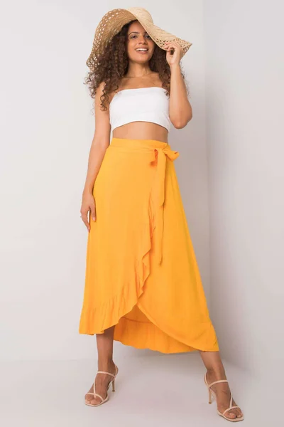 Dámská sukně TW SD BI F557 jasně oranžová FPrice