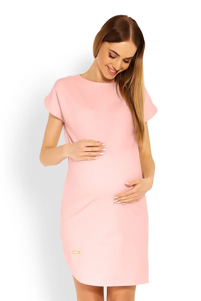 Těhotenské šaty s krátkým rukávem PeeKaBoo 114493