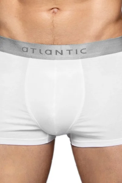 Pánské bílé boxerky Atlantic Sport Comfort