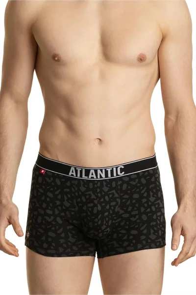 Vzorované bavlněné pánské boxerky 3ks Atlantic