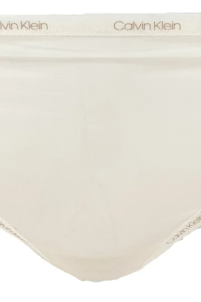 Dámské brazilské kalhotky D587 - R813 - krémová - Calvin Klein (Krémový)