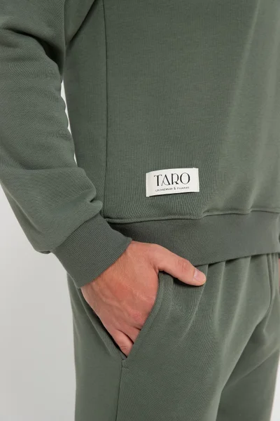 Khaki pánská tepláková souprava Taro