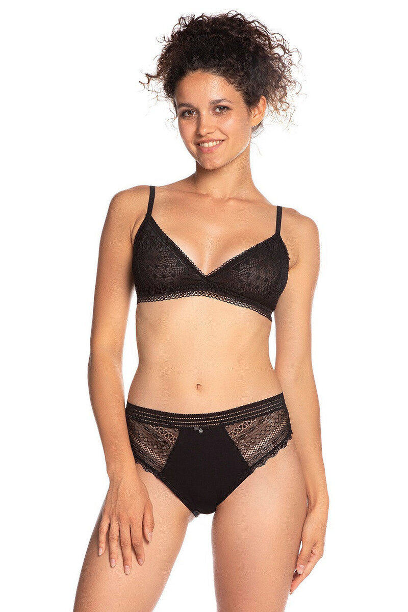 Dámské kalhotky BIKINI BP514 2XL Lama (černá), černá L i170_L-4004BI-02_L