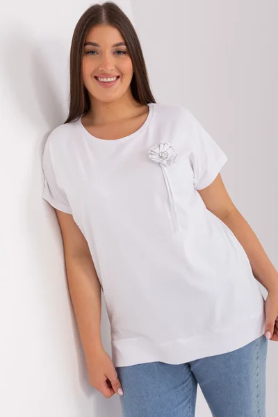 Dámské bílé tričko FPrice univerzální velikost
