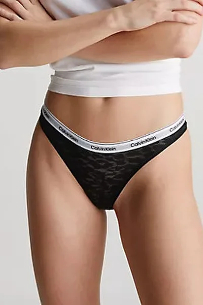 Vzorované dámské kalhotky Calvin Klein 3ks