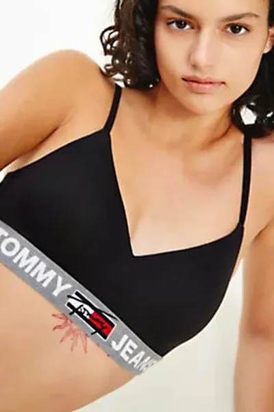 Černá dámská bavlněná braletka Tommy Hilfiger