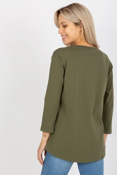 Dámská halenka EM BZ G499 khaki FPrice