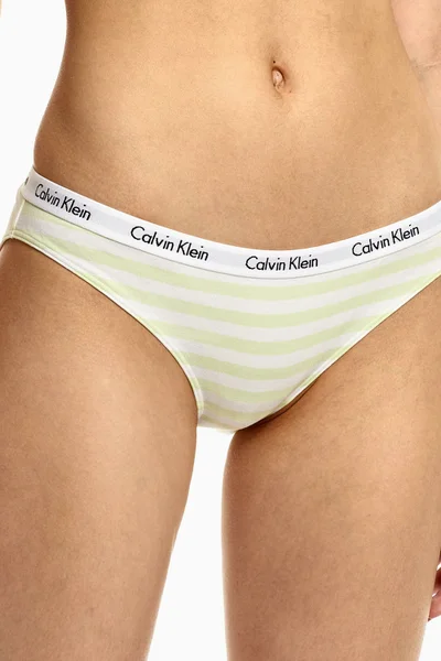 Dámské kalhotky IJ434 5XE bílážlutá - Calvin Klein