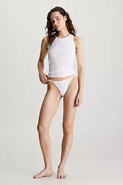 Bílé dámské kalhotky Calvin Klein