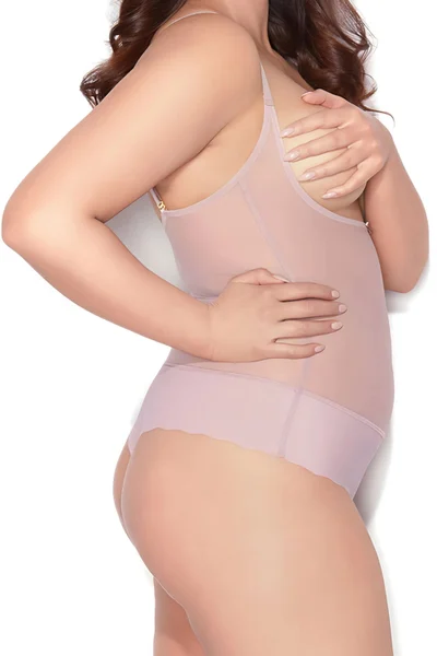 Stahovací růžové body string Mitex Glam