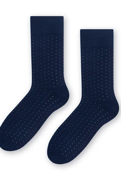 Temně modré ponožky Steven s vysokou kvalitou a elegantním designem