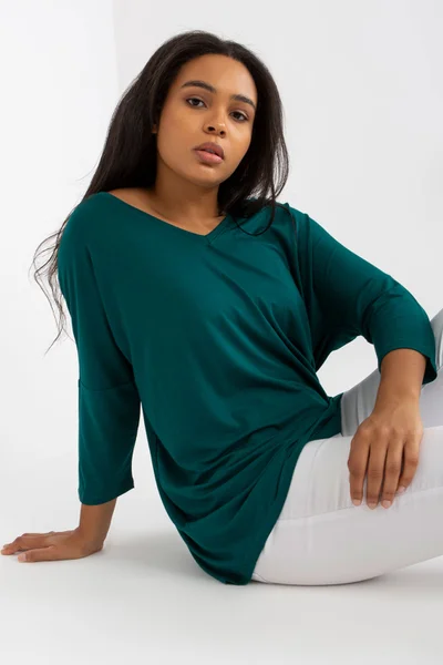 Lahvově zelené dámské tričko univerzální velikost FPrice