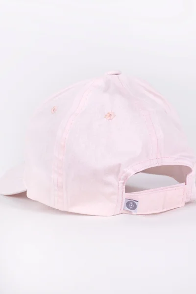Světle růžová baseballová čepice s kšiltem YO!