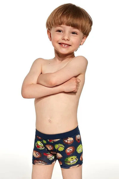 Bavlněné barevné chlapecké boxerky Cornette