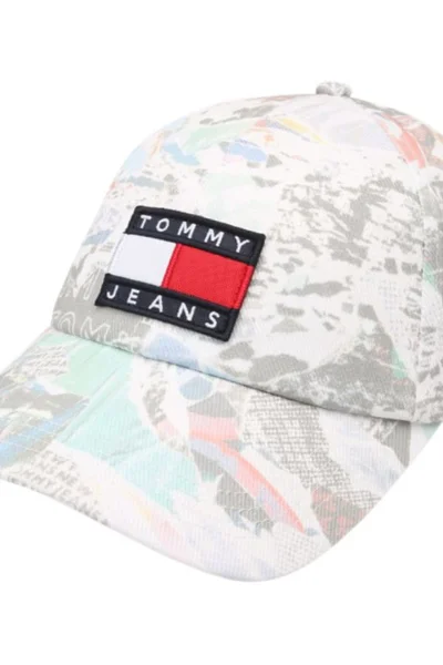 Unisex bavlněná vzorovaná baseballová čepice Tommy Hilfiger