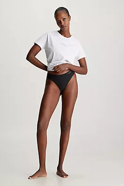 Černá dámská tanga Calvin Klein