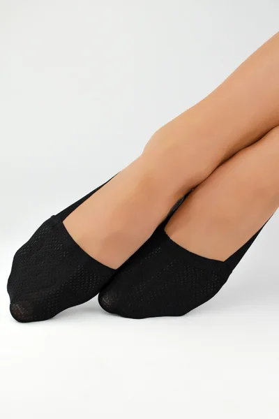 Hladké dámské ponožky do balerín Noviti