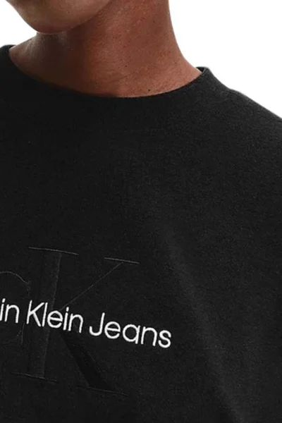 Černá dámská mikina Calvin Klein s monogramem