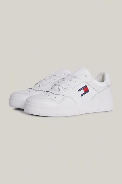 Nízké pánské bílé tenisky Tommy Hilfiger