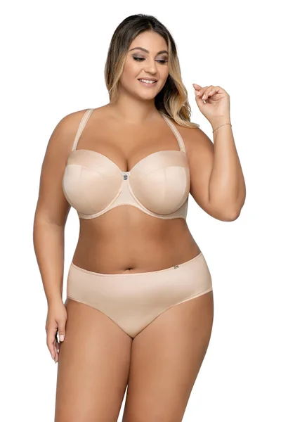 Tvarující plus size dámská bardot podprsenka Ava