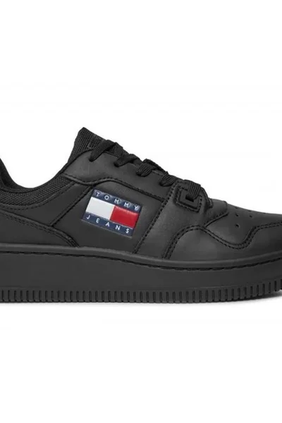 Černé dámské tenisky v retro stylu Tommy Hilfiger