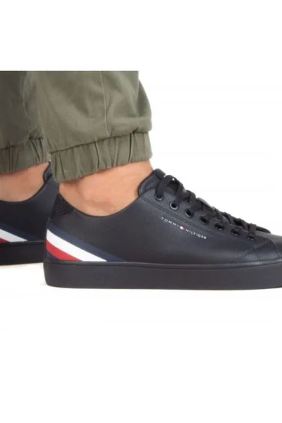 Stylové černé pánské tenisky Tommy Hilfiger