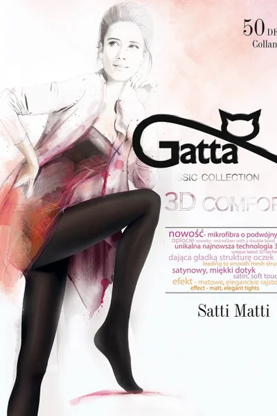 Elegantní matné punčocháče Gatta Satti Matti