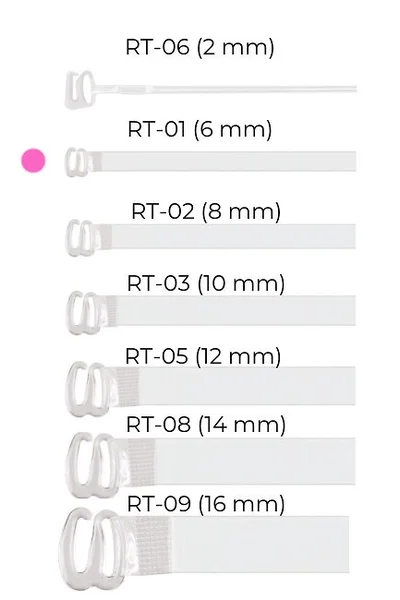 Transparentní podprsenková ramínka Julimex