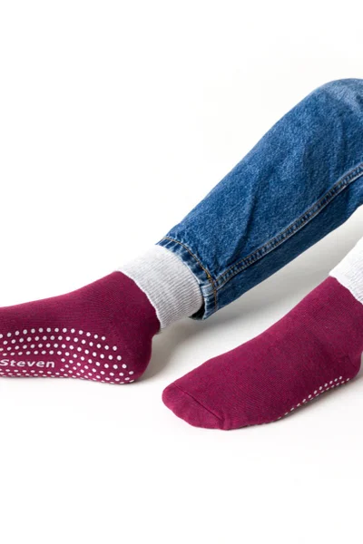 Dámské ponožky s protiskluzovou úpravou ABS S868 Steven