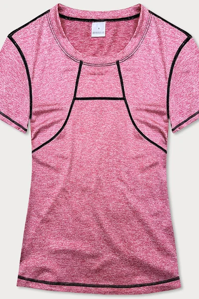 Růžové dámské sportovní tričko MADE IN ITALY