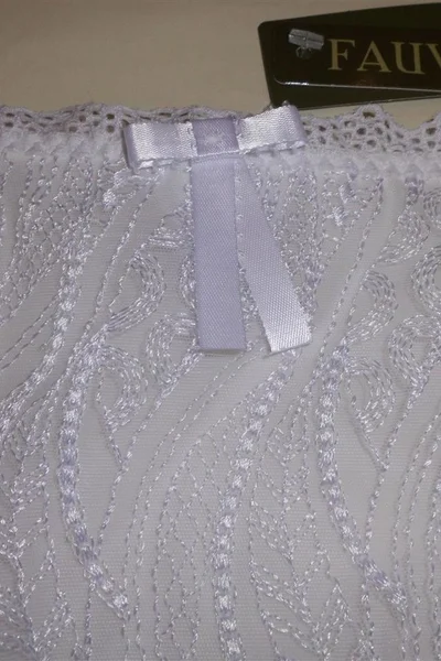 Bílé krajkové dámské kalhotky Fauve